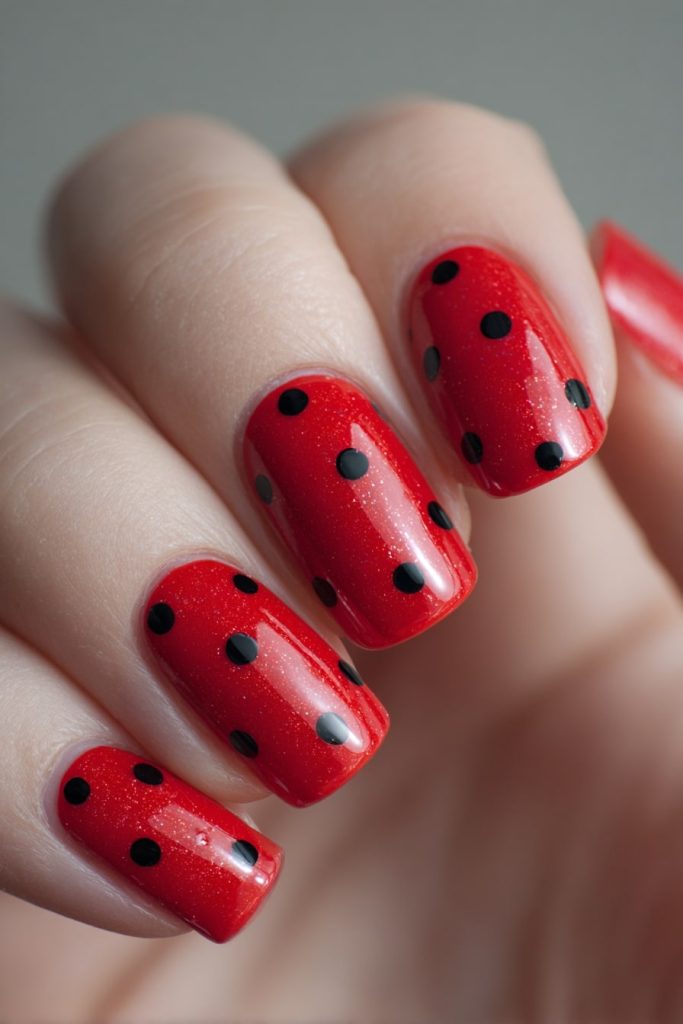 muskan9031 1. Classic Ladybug Spots Paint nails red with a gl 201c544c 6f12 432f 8b86 26fe7c5f1e85 1 3