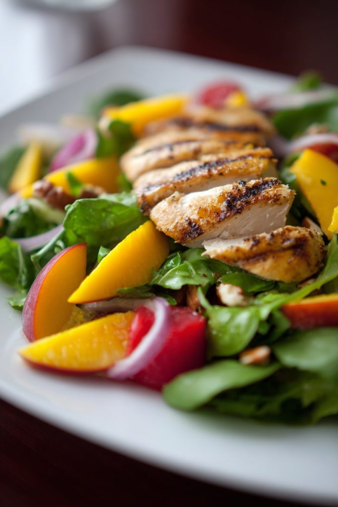 muskan9031 Photograph of Grilled Chicken and Peach Salad ar 2a768eb3 6972 43a4 828f 931a20e7a633 2 1
