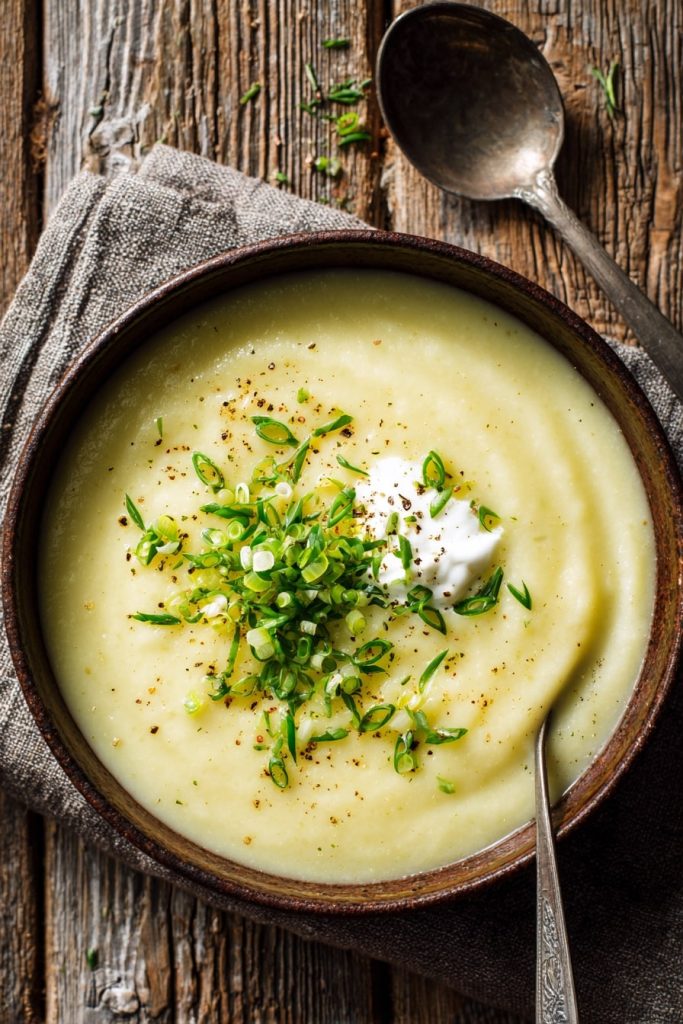 muskan9031 photograph of Creamy Potato Leek Soup ar 23 v 0f924777 12b7 4269 a122 06e42512a20f 1 1
