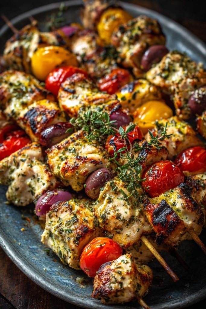 u8246459499 photograph of Mediterranean Chicken Skewers ar c0e8a83e a45f 4851 94f6 519c3a7c4a70 0