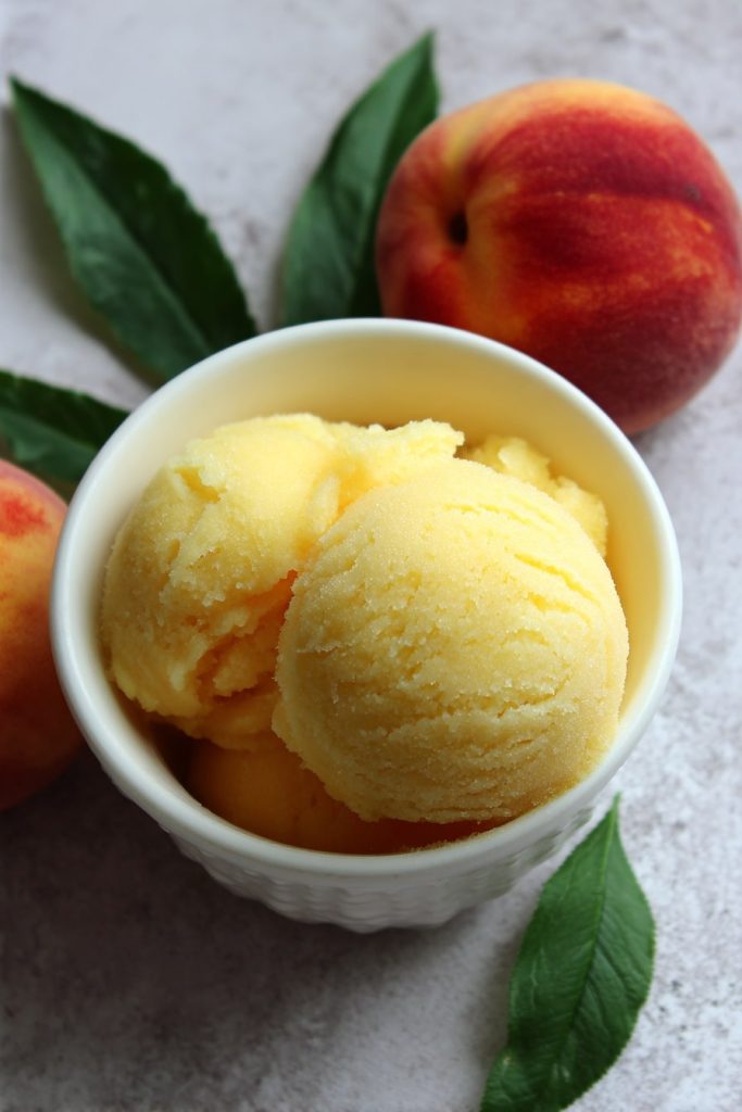 u8246459499 photograph of a Nectarine Sorbet. ar 23 v 7 2571d66b 3f9e 4092 ba42 ae8b88a5f977 3 1