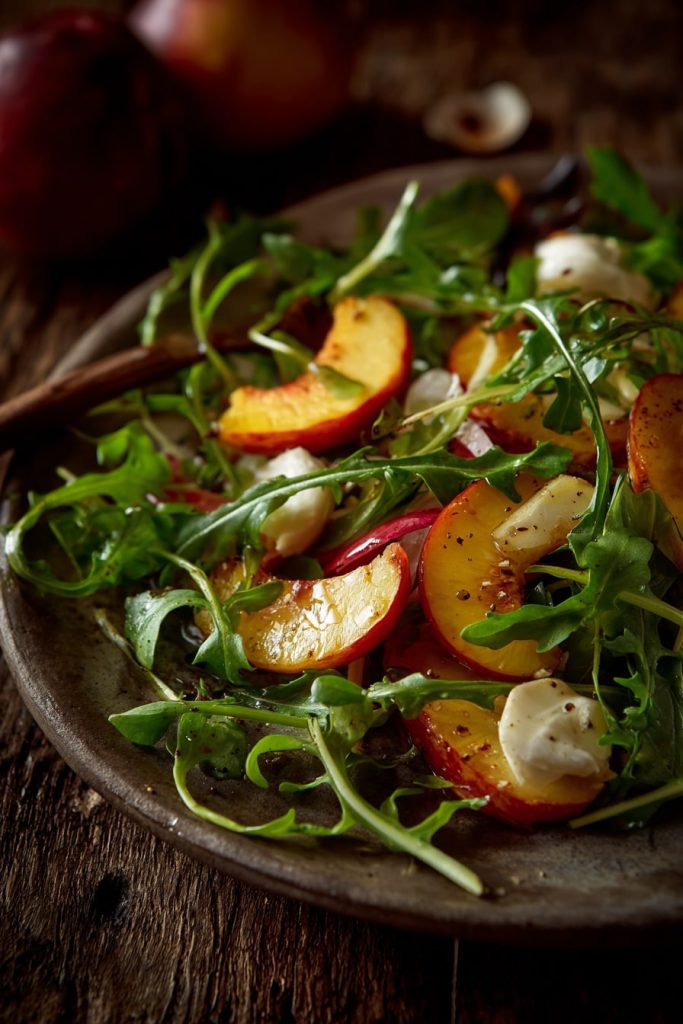 u8246459499 photograph of a Nectarine and Arugula Salad. b7ff7234 7d0f 4131 b0a2 0a906a05cc3a 0 1